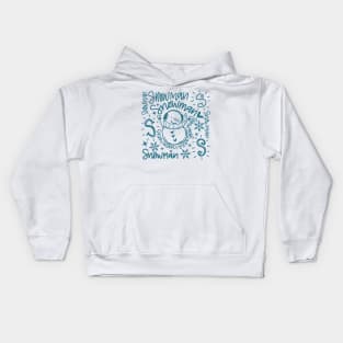 Snowman Kids Hoodie